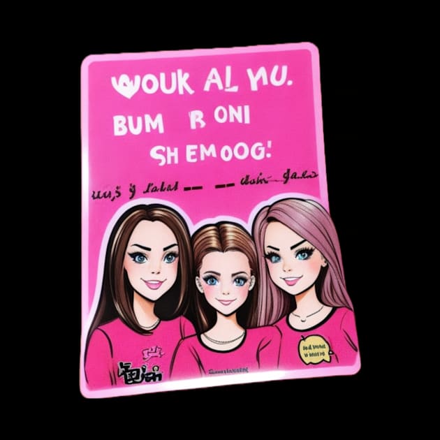 Mean Girls 6 - Burn Book Sticker by KinneyStickerShirts