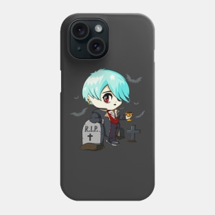 Gothic Vampire Emo Goth Chibi Anime Phone Case