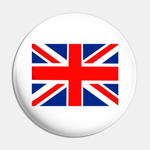 Flag Of Great Britain Pin by Krolkeor