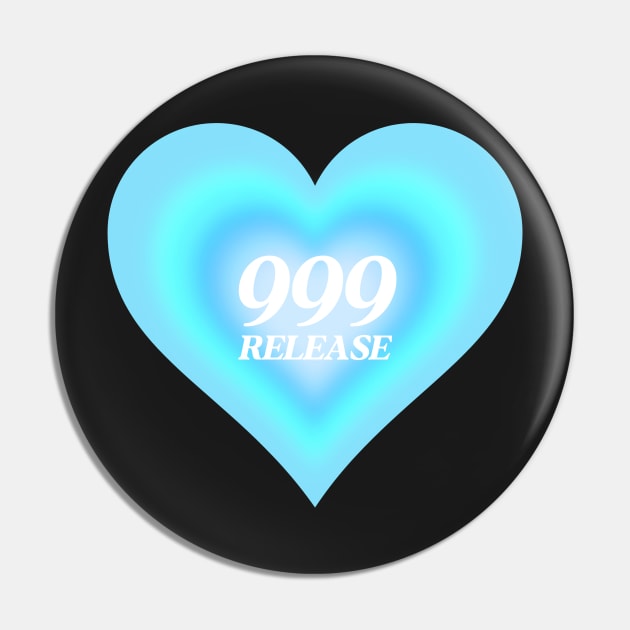 Angel Number 999 Heart Aura Pin by mystikwhale