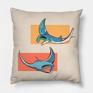 Manta Rays Pillow