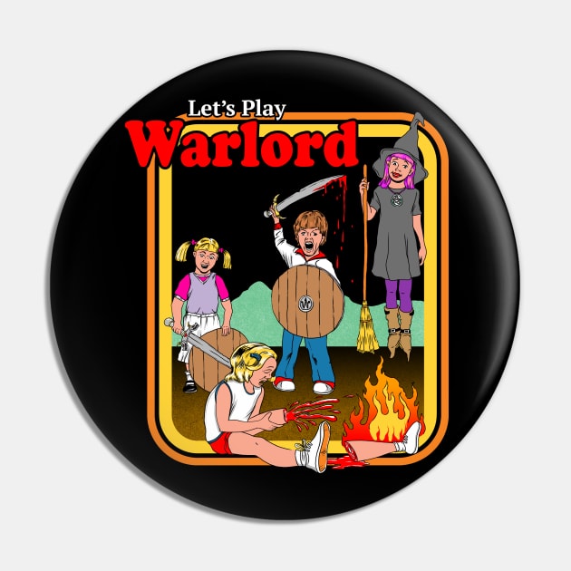 Let's Play Warlord Pin by warlordclothing