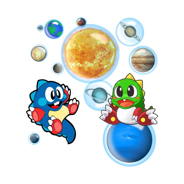 Bubble Bobble Universe by Cblue