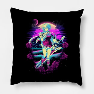 Guardians of the SoulRealm Heroes Unite - SoulWorkers Tee Pillow