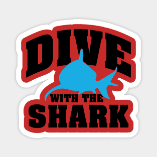 Dive shark Magnet