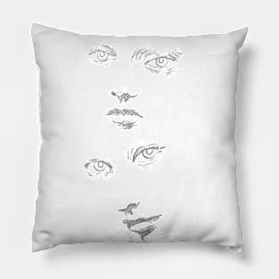 Pencil Eyes Pillow