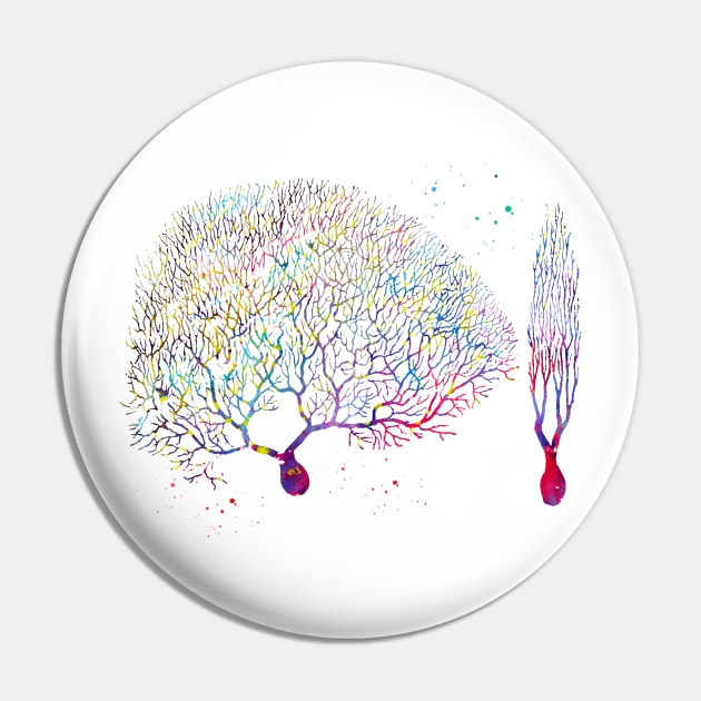 Purkinje Neuron Pin by erzebeth