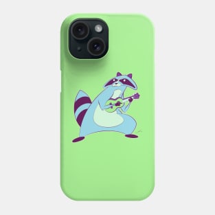 Ukulele Raccoon by IAMO Phone Case