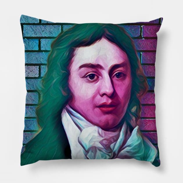 Samuel Taylor Coleridge Portrait | Samuel Taylor Coleridge Artwork 6 Pillow by JustLit