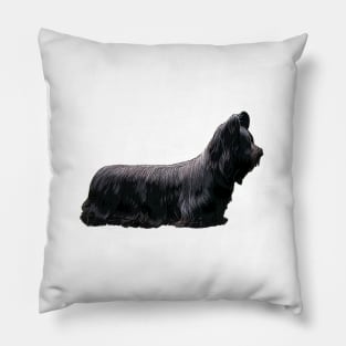 Skye Terrier Black Beauty Pillow