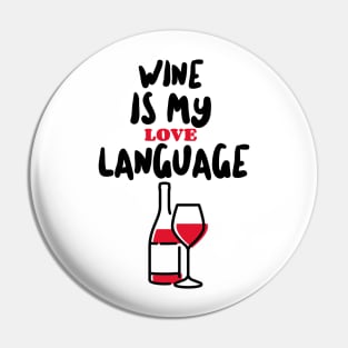 RED Wine Funny Saying Pin