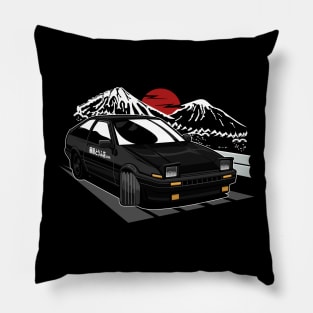 black  ae86 hachiroku Pillow