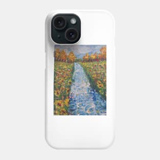 Sunflowers by River Phone Case