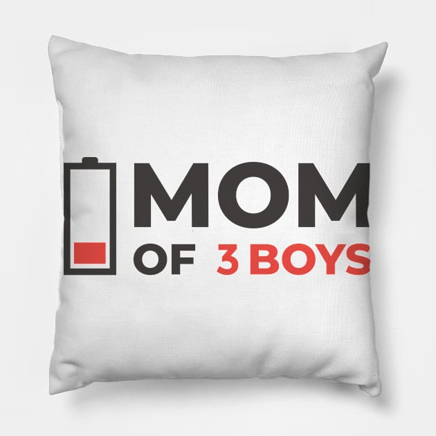 Charged Up Mom Life Pillow by Life2LiveDesign