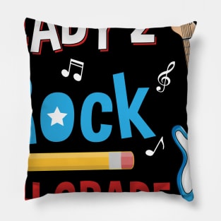 Ready To R0ck 5th Grade Back To School Pillow