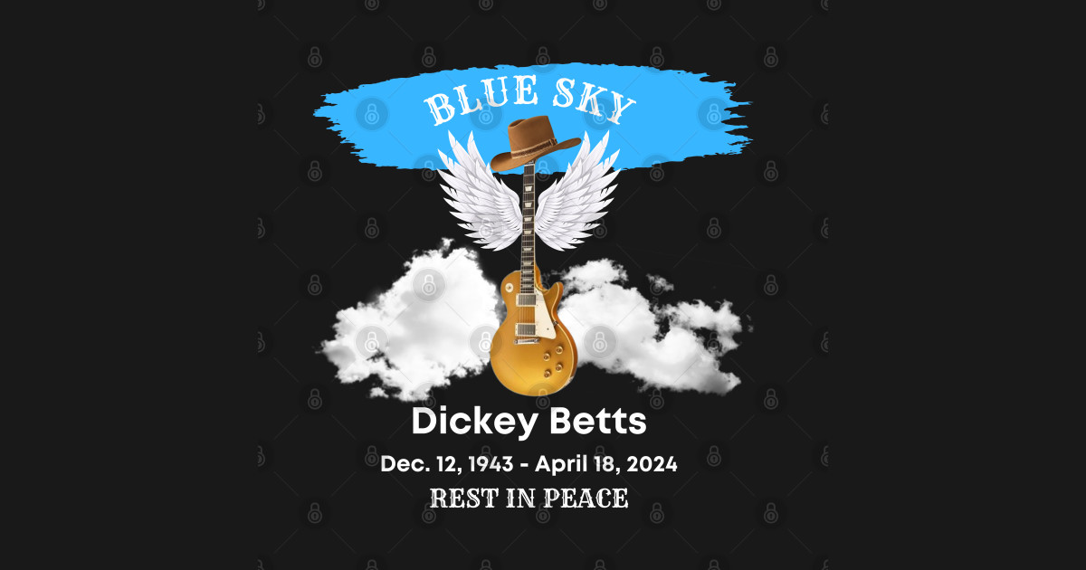 Dickey Betts Tribute Memorial - Dickey Betts - T-Shirt | TeePublic