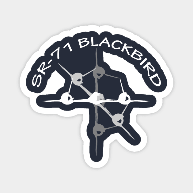 SR-71 Blackbird Surveillance Aircraft Magnet by Sneek661
