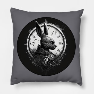 White Rabbit / SteamPunk #04 Pillow