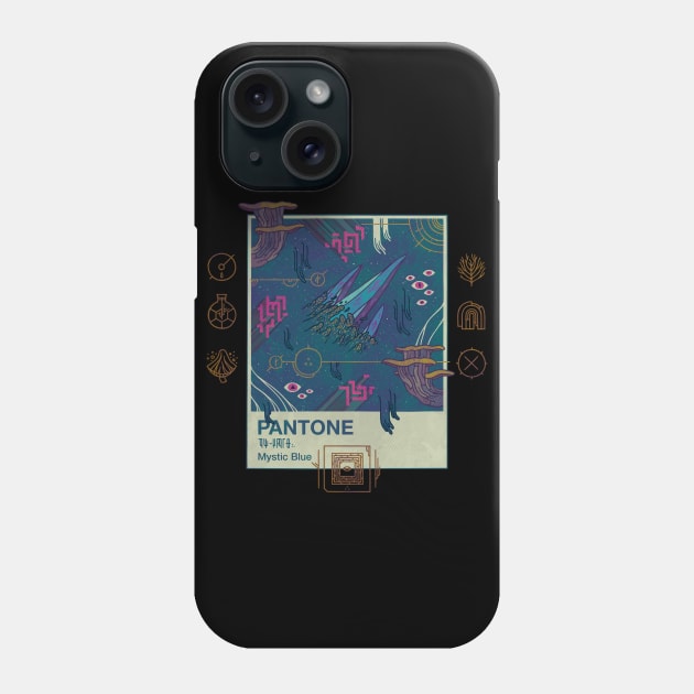 Mystic Blue Phone Case by againstbound