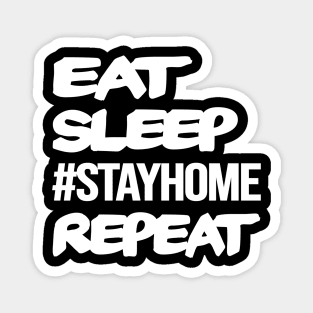 Stay Home Corona Virus Quarantine Home Office Covid-19 Magnet