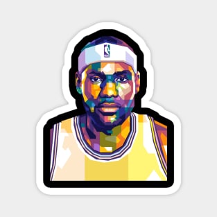 king james WPAP illustration Magnet