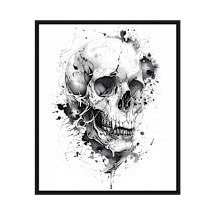 Skull Abstract Art T-Shirt