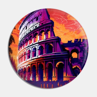 Spectacle of Rome's Colosseum Pin