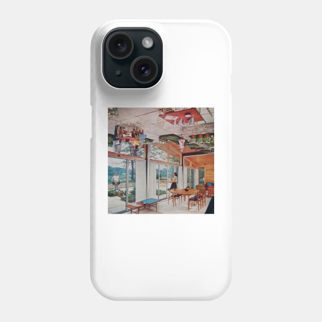 Home of the future Phone Case by Goodlucklara