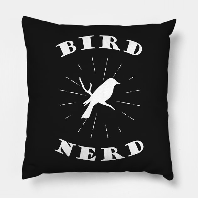 Bird Nerd - Bird Watching Pillow by ahmed4411