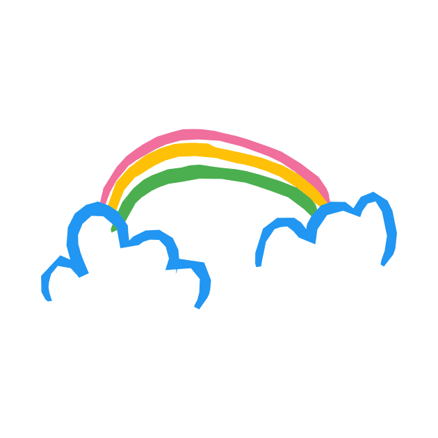 rainbow hands draw doodle art illustration by Moonsayfar 