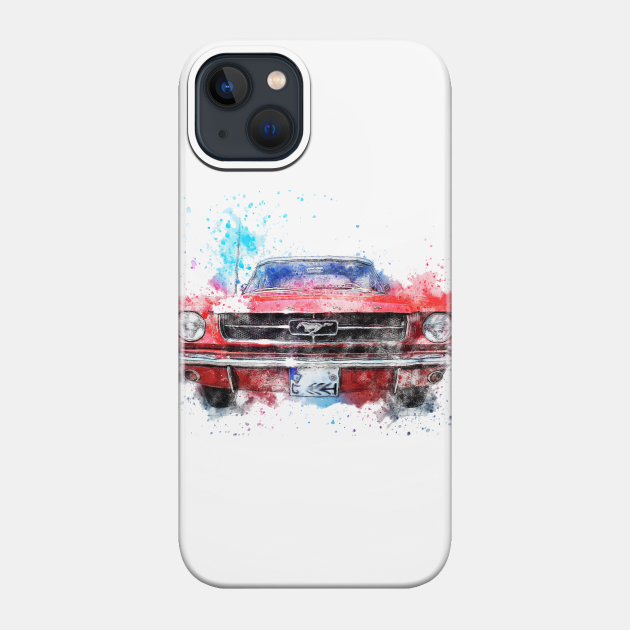 Ford Mustang splash - Ford Mustang - Phone Case