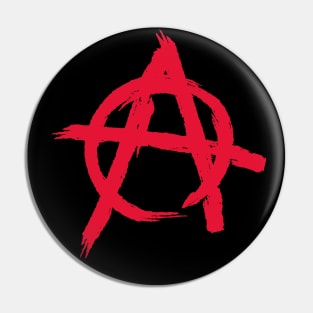 Anarchist Circle A - Anarchism, Radical, Leftist, Socialist Pin