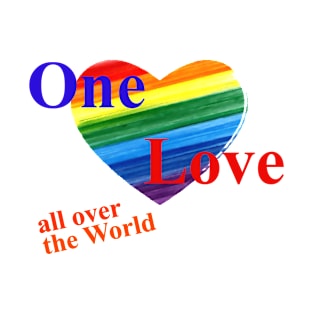 One Love All Over The World T-Shirt