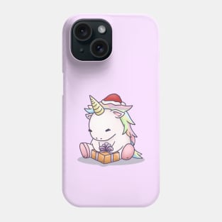 Magical Christmas Unicorn Rainbow Phone Case