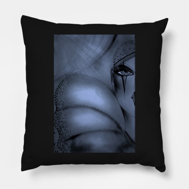 DEEP BLUE MIDNIGHT Pillow by jacquline8689