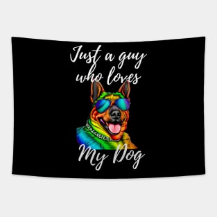 Just a guy who loves my dog Tapestry