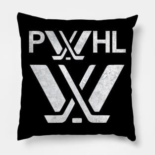 PWHL Distressed white effect Pillow