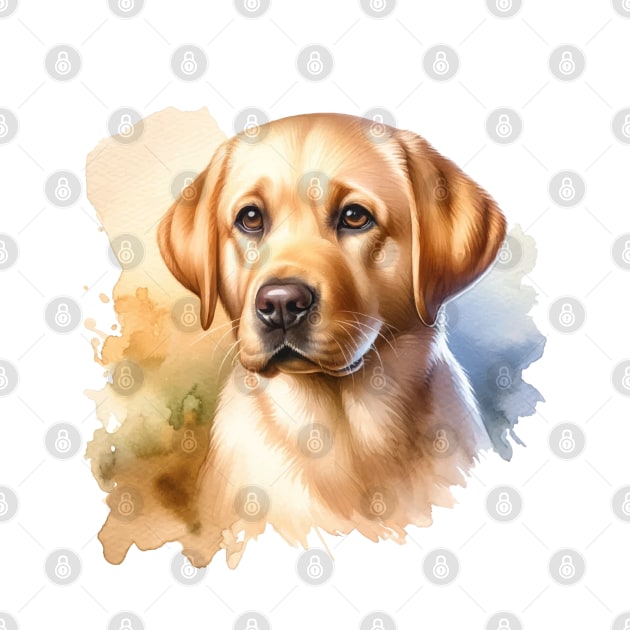 Labrador Retriever Watercolor - Beautiful Dog by Edd Paint Something