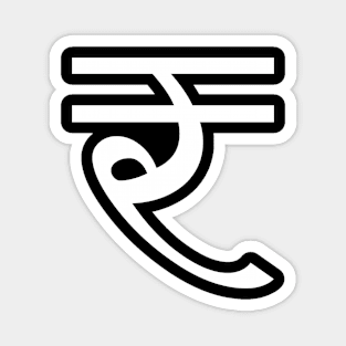 Indian Rupee Sign, Currency Smbol India Money Magnet