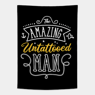 The Amazing Untattooed Man Tapestry