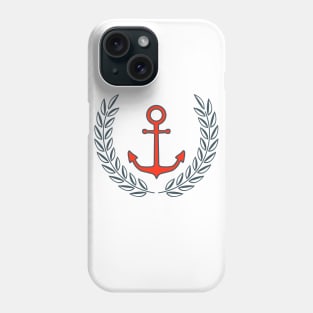 maritime anchor Phone Case