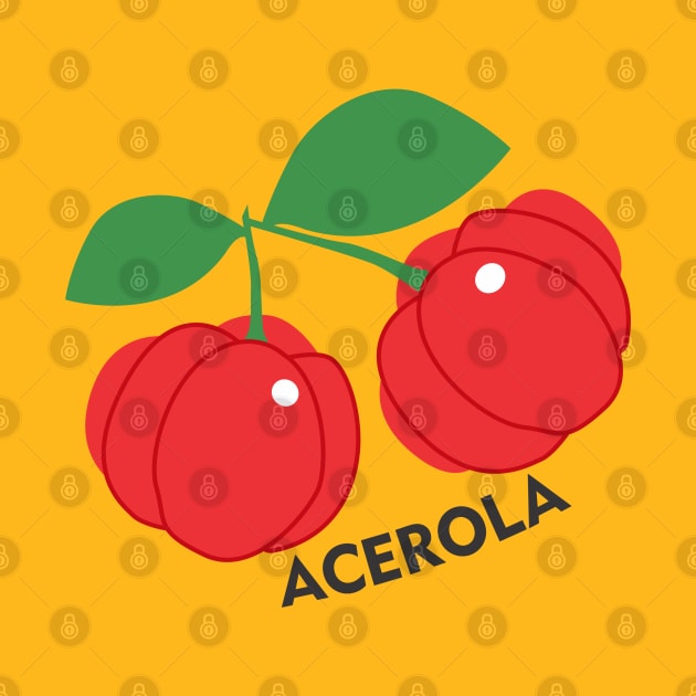 Acerola Cherry Fruit Puerto Rico Caribbean Tropical Latino Food by bydarling