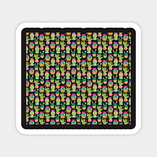 Cute Cactus Pattern Magnet