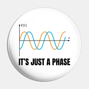 It's Just A Phase (Black Axis) Pin