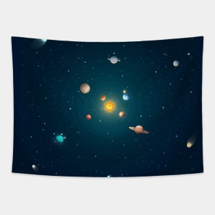 Solar System Tapestry