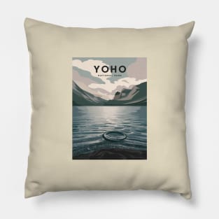 Yoho National Park Lake Poster Pillow