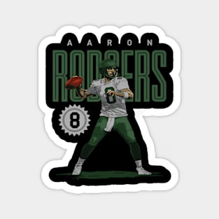 Aaron Rodgers New York J Card Magnet