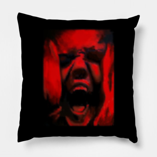 Scream Painting Graphic Pillow by ckrickett