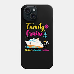 Family Cruise 2024 Making Memories Summer Matching Vacation Phone Case