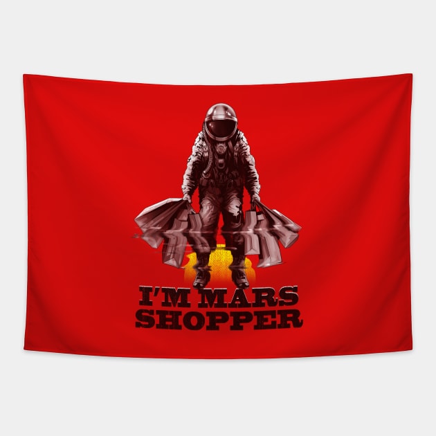 MARS SHOPPER Tapestry by ADAMLAWLESS